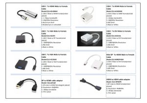 8K USB C To DP Cable